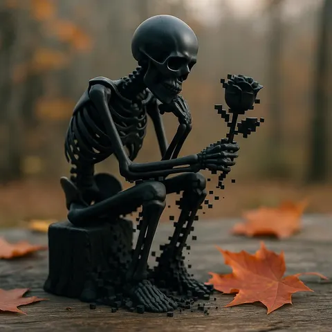 Afterlife — 3D printed gothic figurine