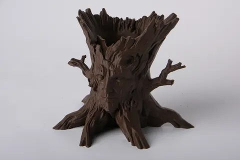 Ancient Tree Planter — 3D printed figural vase