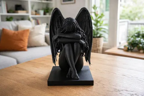 Angel In Sadness — 3D printed bust sculpture