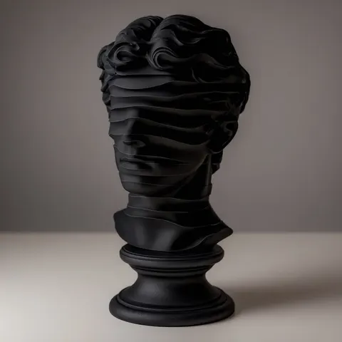 Antique Head Elegant — 3D printed bust sculpture