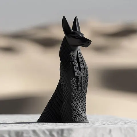 Anubis — 3D printed gothic figurine
