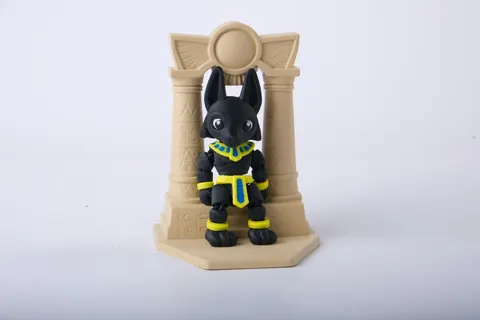 Anubis Flexi Toy — 3D printed flexi animal