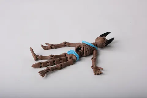 Anubis Skeleton Flexy — 3D printed flexi dragon