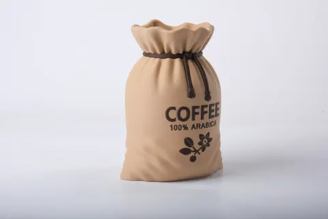 Arabica Coffee Sack Vase — 3D printed figural vase