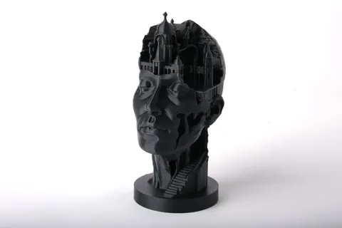 Architect’s Mind Sculpture — 3D printed bust sculpture