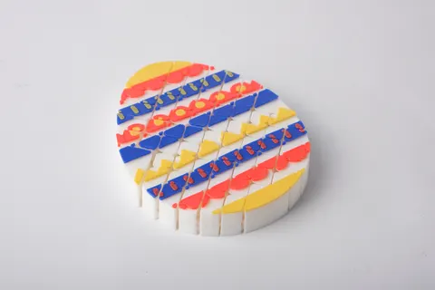 Articulated Easter Egg Flexi Toy — 3D printed seasonal flexi toy