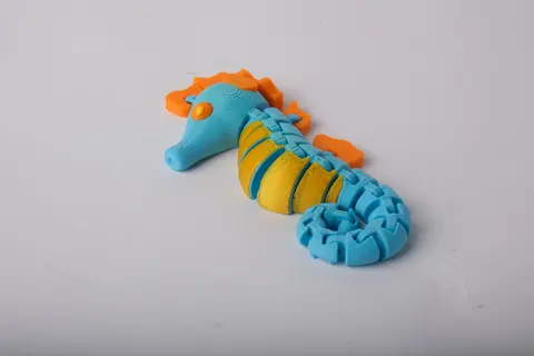 Articulated Sea Horse — 3D printed flexi sea creature