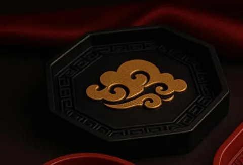 Ashtray Chinese Cloud — 3D printed desk organizer