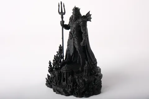 Atlantis Guardian Bust — 3D printed bust sculpture