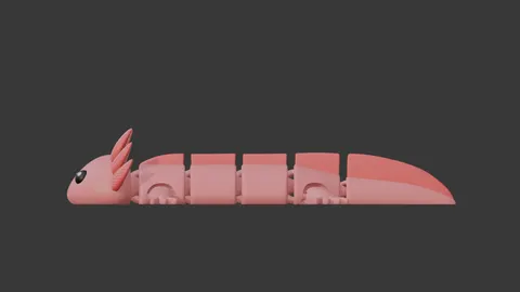 Axolotl — 3D printed flexi reptile