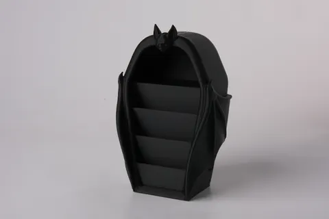 Bat Coffin Jewelry Organizer — 3D printed desk organizer