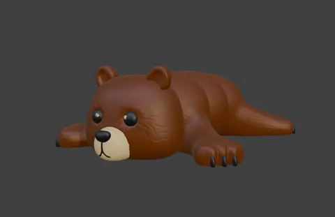 Bear — 3D printed animal figurine