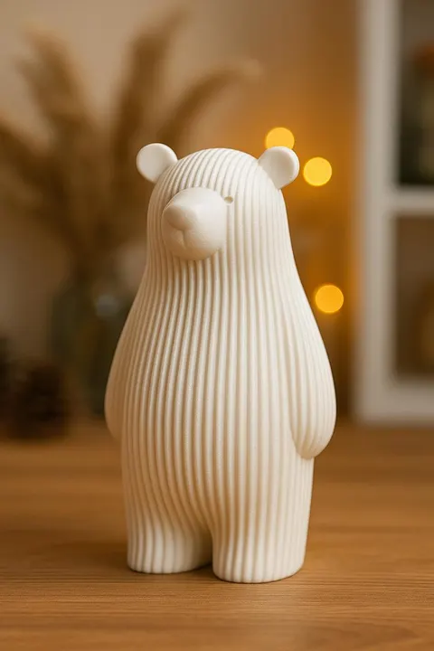 Bear Toy — 3D printed flexi animal