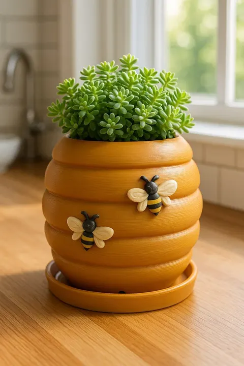 Beehive Pot — 3D printed figural vase