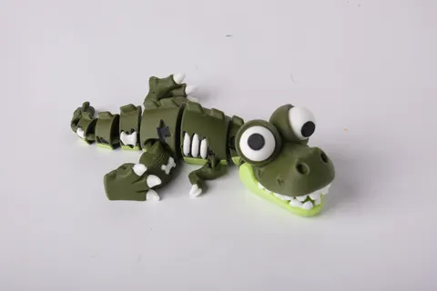 Big Eyed Trex Zombie — 3D printed seasonal flexi toy