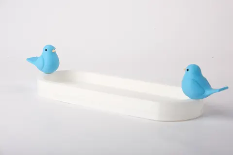 Bluebird Trinket Tray — 3D printed animal tray