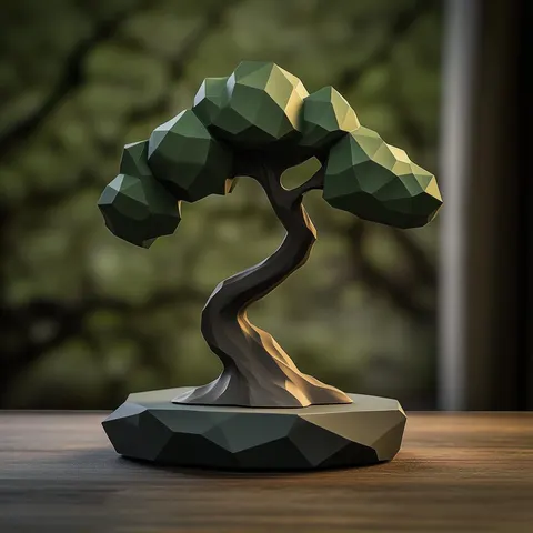 Bonsai — 3D printed botanical sculpture