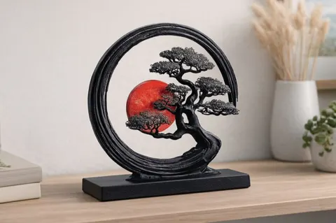 Bonsai Statue — 3D printed botanical sculpture