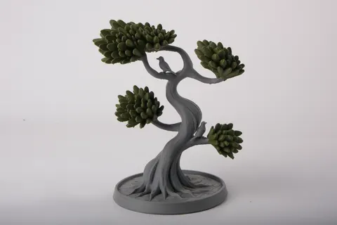 Bonsai Tree Sculpture — 3D printed botanical sculpture
