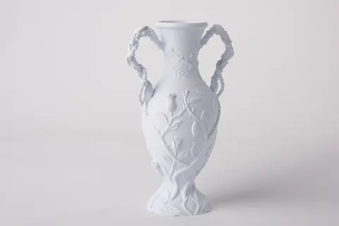 Botanical Amphora Vase — 3D printed botanical vase