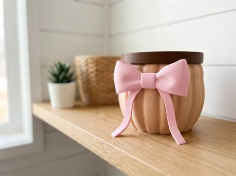Bow Charm Vase — 3D printed figural vase