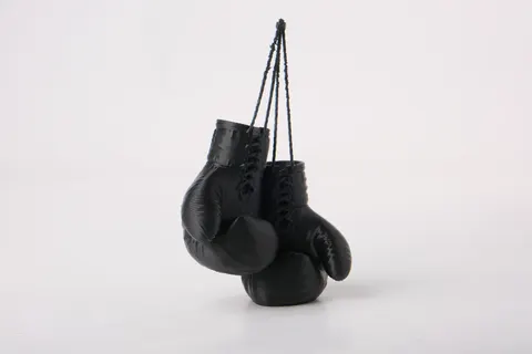 Boxing Gloves Sculpture — 3D printed decor piece