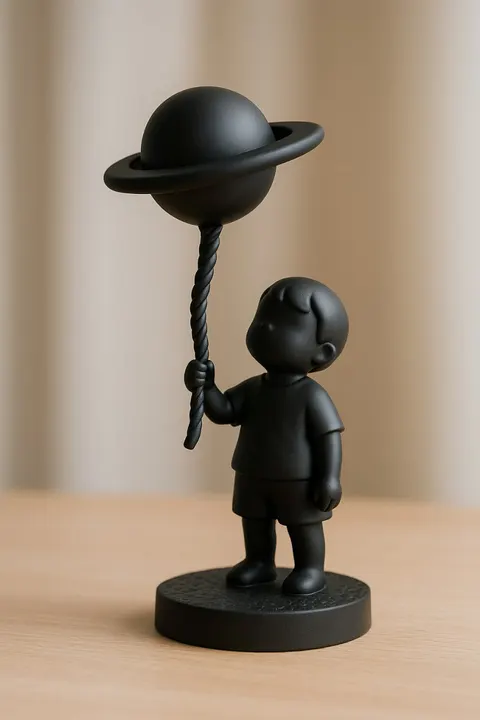 Boy With Jupiter's Ball — 3D printed decor piece