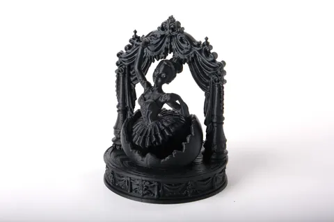 Broken Doll Ballerina Sculpture — 3D printed bust sculpture