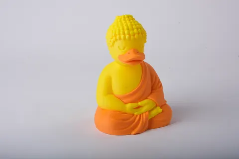 Buddha Duck — 3D printed animal figurine