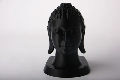 Buddha Head Headphone Stand and Desk Sculpture — 3D printed desk organizer