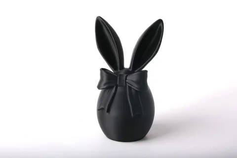 Bunny Ears Egg Sculpture — 3D printed animal figurine