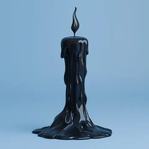 Candle — 3D printed gothic figurine