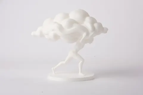 Carrying The Heavens — 3D printed bust sculpture