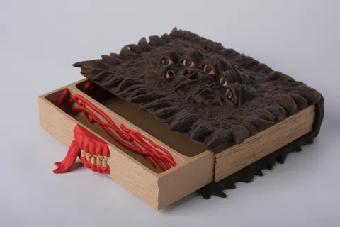 Casket Is Living Book — 3D printed desk organizer