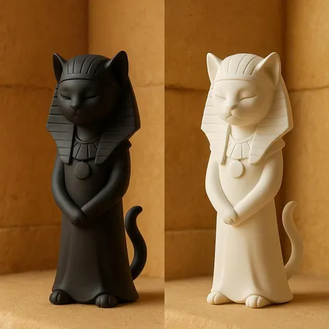Cat In Egypt — 3D printed cat figurine