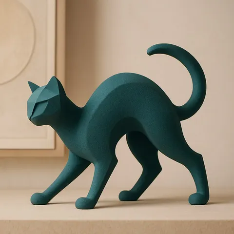 Cat Is Sneaking — 3D printed cat figurine