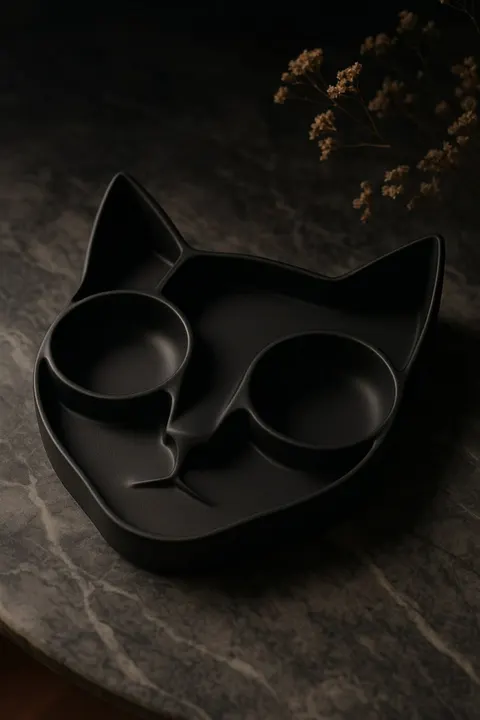 Cat Shaped Bowl — 3D printed animal tray