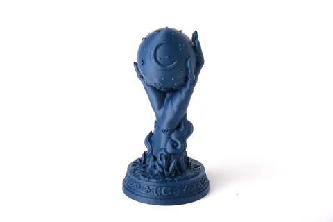 Celestial Hand — 3D printed face sculpture