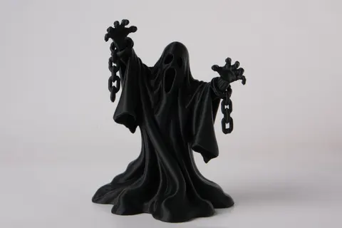 Chained Ghost Figurine — 3D printed gothic figurine