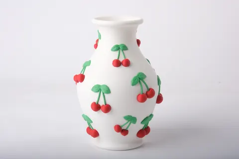Cherry Vase — 3D printed botanical vase