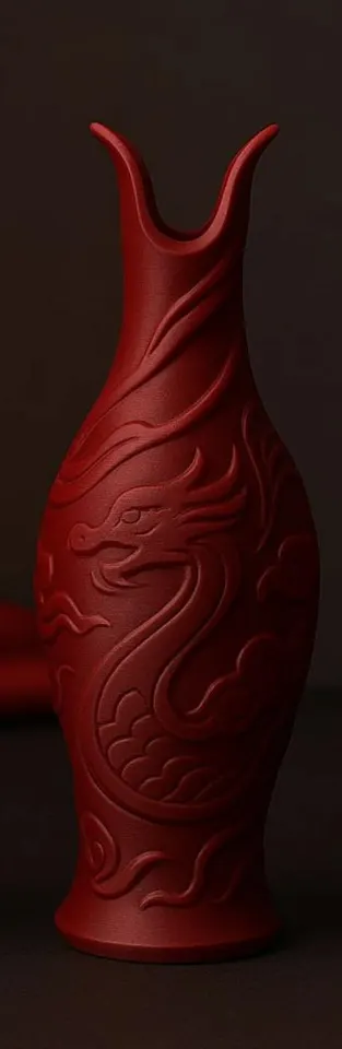 Chinese Dragon Vase — 3D printed figural vase