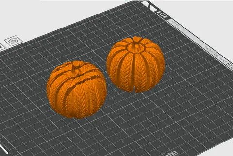 Chopped Pumpkin — 3D printed botanical sculpture