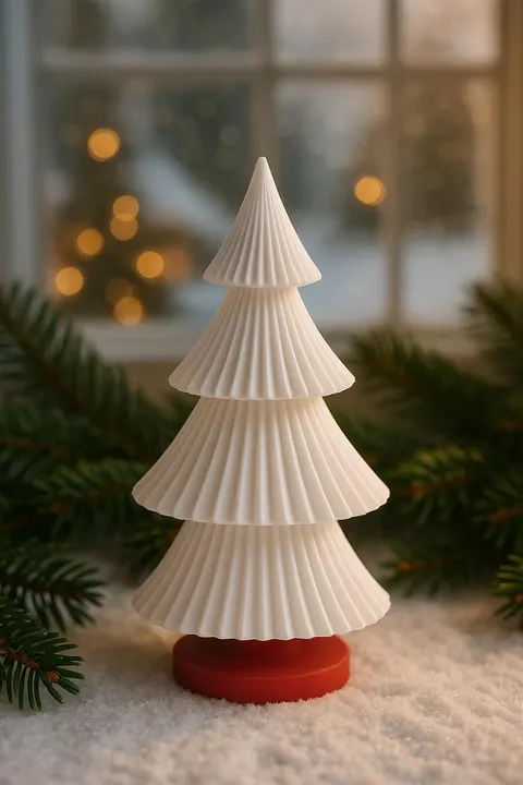 Christmas Tree Toy — 3D printed seasonal flexi toy