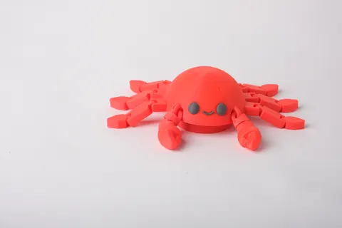 Clicker Crab Flexi  Fidget Toy — 3D printed fidget toy