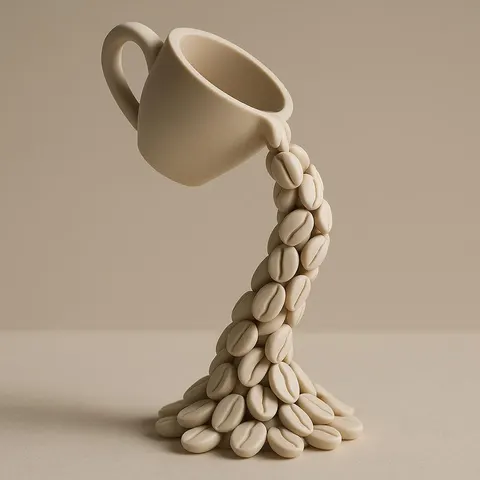 Coffee Is Pouring — 3D printed kitchen accessory