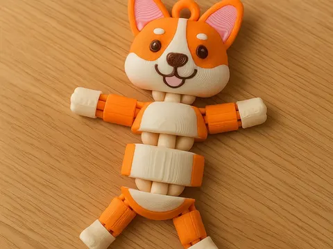 Corgi Toy — 3D printed flexi animal