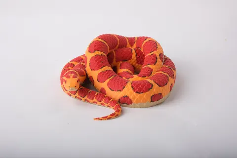 Corn Snake Sculpture Realistic Snake Decor Figurine — 3D printed animal figurine