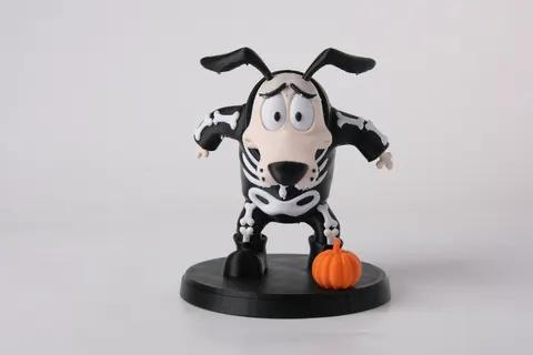 Courage in Costume — 3D printed cat figurine