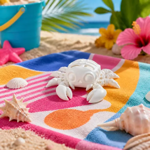 Crab Skeleton Model — 3D printed flexi sea creature