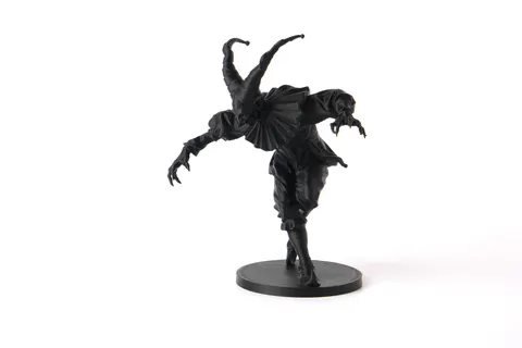 Creepy Evil Clown — 3D printed gothic figurine